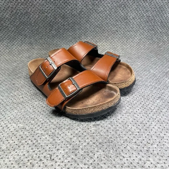 Birkenstock Brown Sandals with Adjustable Straps and Contoured Footbed - Picture 4 of 8
